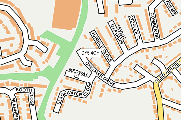 DY5 4QH map - OS OpenMap – Local (Ordnance Survey)