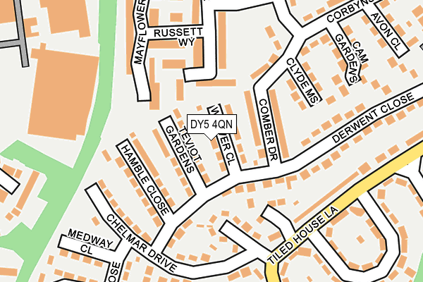 DY5 4QN map - OS OpenMap – Local (Ordnance Survey)