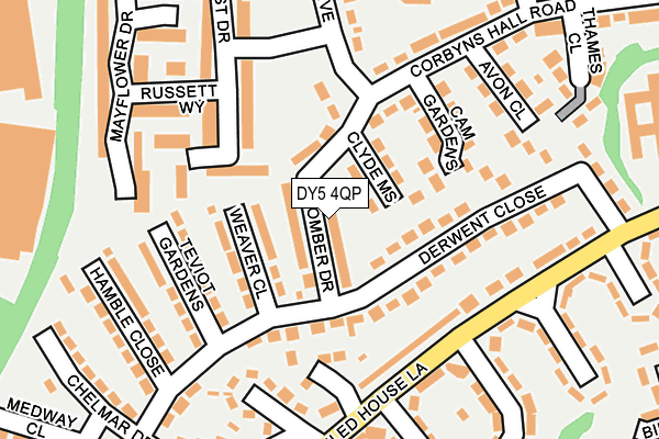 DY5 4QP map - OS OpenMap – Local (Ordnance Survey)
