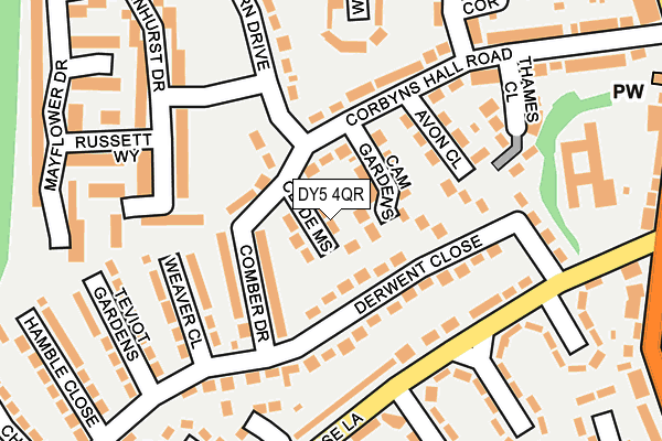 DY5 4QR map - OS OpenMap – Local (Ordnance Survey)