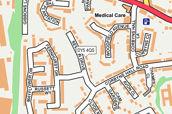 DY5 4QS map - OS OpenMap – Local (Ordnance Survey)