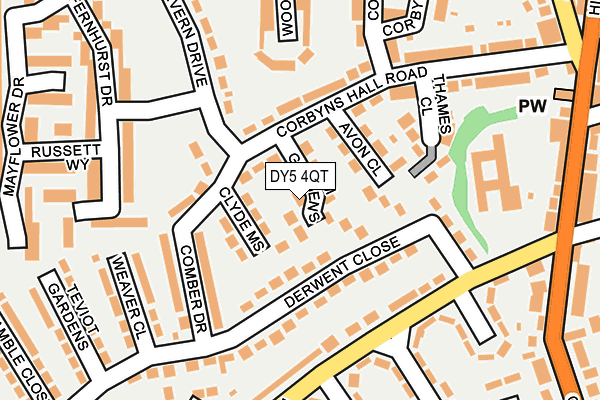 DY5 4QT map - OS OpenMap – Local (Ordnance Survey)