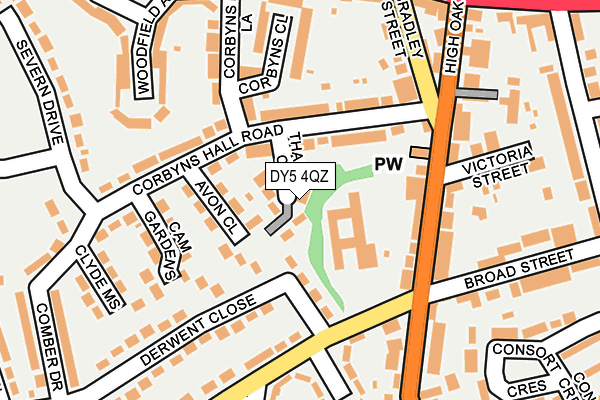 DY5 4QZ map - OS OpenMap – Local (Ordnance Survey)