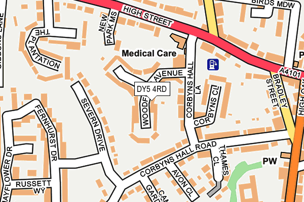 DY5 4RD map - OS OpenMap – Local (Ordnance Survey)
