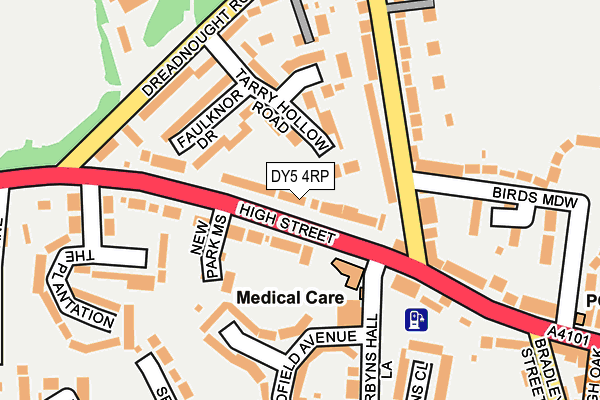 DY5 4RP map - OS OpenMap – Local (Ordnance Survey)