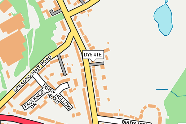 DY5 4TE map - OS OpenMap – Local (Ordnance Survey)