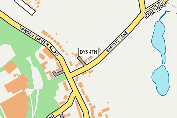 DY5 4TN map - OS OpenMap – Local (Ordnance Survey)