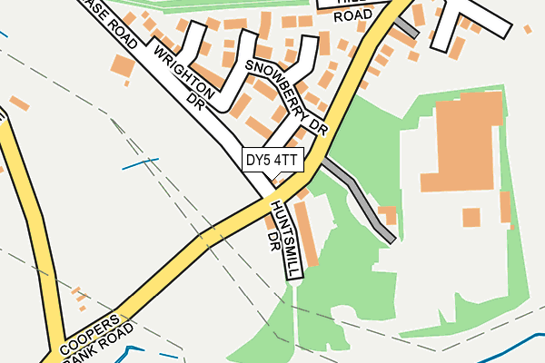 DY5 4TT map - OS OpenMap – Local (Ordnance Survey)