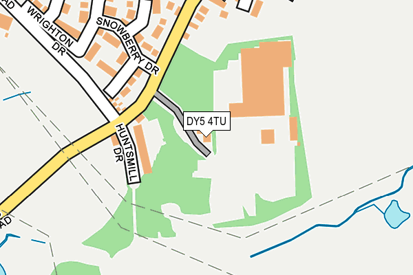 DY5 4TU map - OS OpenMap – Local (Ordnance Survey)