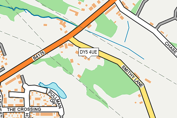 DY5 4UE map - OS OpenMap – Local (Ordnance Survey)