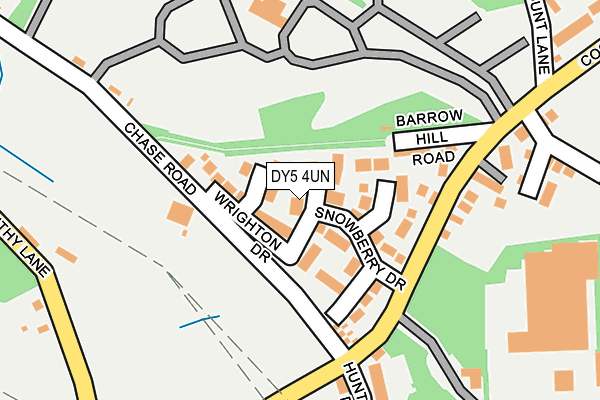 DY5 4UN map - OS OpenMap – Local (Ordnance Survey)