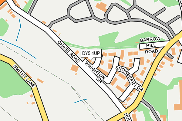 DY5 4UP map - OS OpenMap – Local (Ordnance Survey)