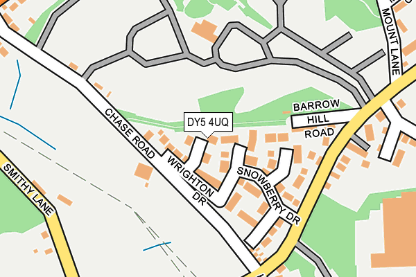 DY5 4UQ map - OS OpenMap – Local (Ordnance Survey)