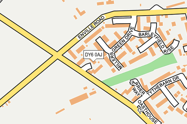 DY6 0AJ map - OS OpenMap – Local (Ordnance Survey)