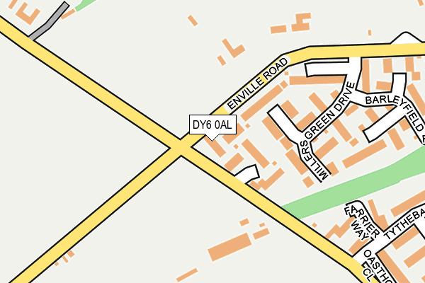 DY6 0AL map - OS OpenMap – Local (Ordnance Survey)