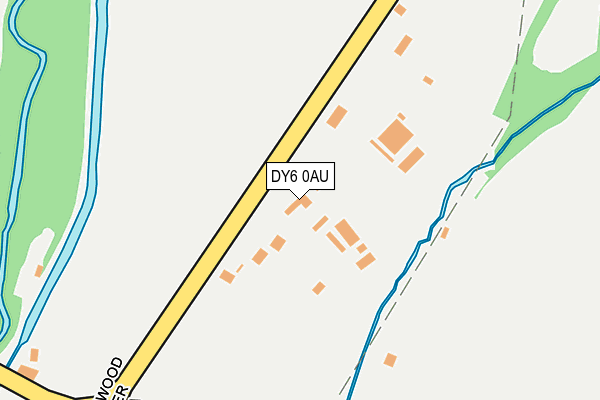 DY6 0AU map - OS OpenMap – Local (Ordnance Survey)