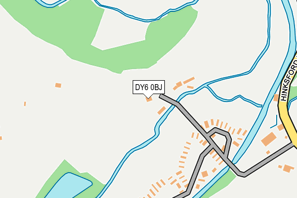 DY6 0BJ map - OS OpenMap – Local (Ordnance Survey)