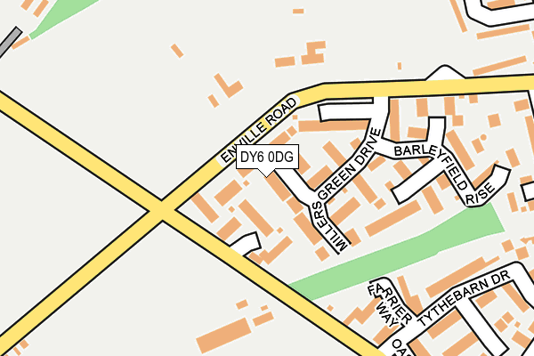 DY6 0DG map - OS OpenMap – Local (Ordnance Survey)