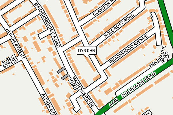 DY6 0HN map - OS OpenMap – Local (Ordnance Survey)