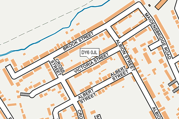 DY6 0JL map - OS OpenMap – Local (Ordnance Survey)