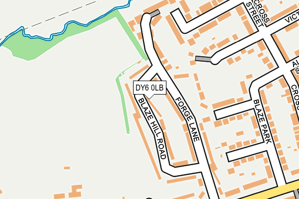 DY6 0LB map - OS OpenMap – Local (Ordnance Survey)