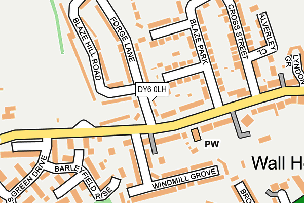DY6 0LH map - OS OpenMap – Local (Ordnance Survey)