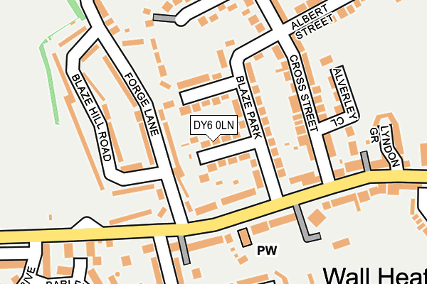 DY6 0LN map - OS OpenMap – Local (Ordnance Survey)