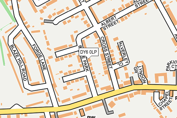 DY6 0LP map - OS OpenMap – Local (Ordnance Survey)