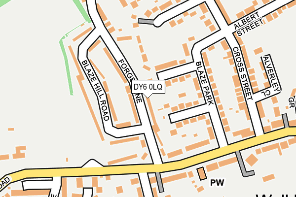 DY6 0LQ map - OS OpenMap – Local (Ordnance Survey)