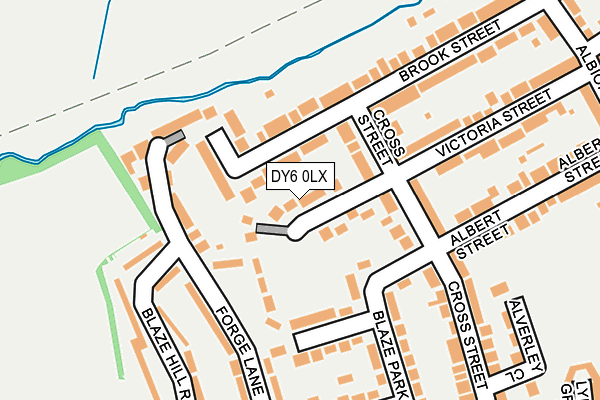 DY6 0LX map - OS OpenMap – Local (Ordnance Survey)