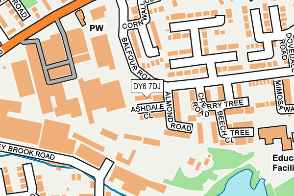 DY6 7DJ map - OS OpenMap – Local (Ordnance Survey)