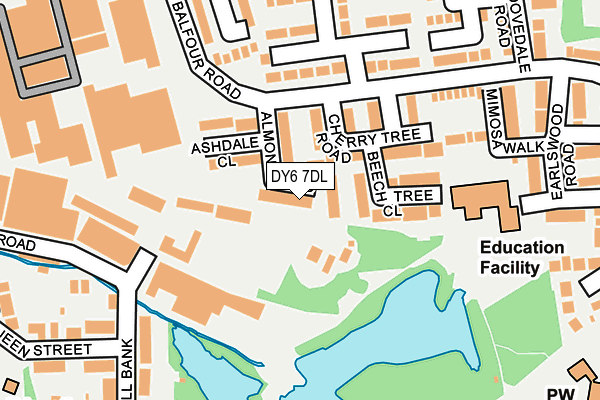 DY6 7DL map - OS OpenMap – Local (Ordnance Survey)