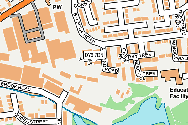 DY6 7DN map - OS OpenMap – Local (Ordnance Survey)