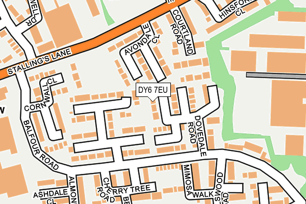 DY6 7EU map - OS OpenMap – Local (Ordnance Survey)