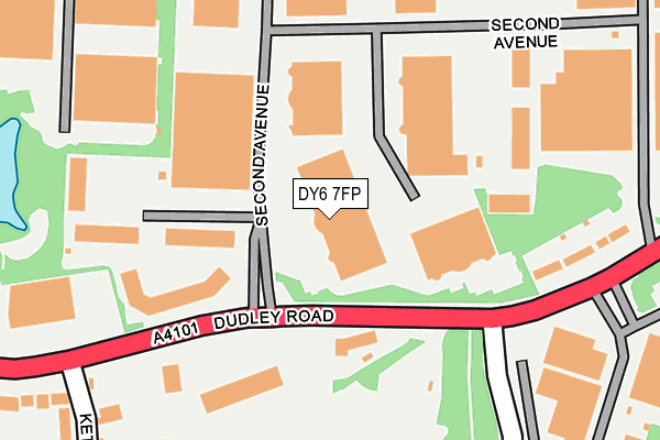 DY6 7FP map - OS OpenMap – Local (Ordnance Survey)