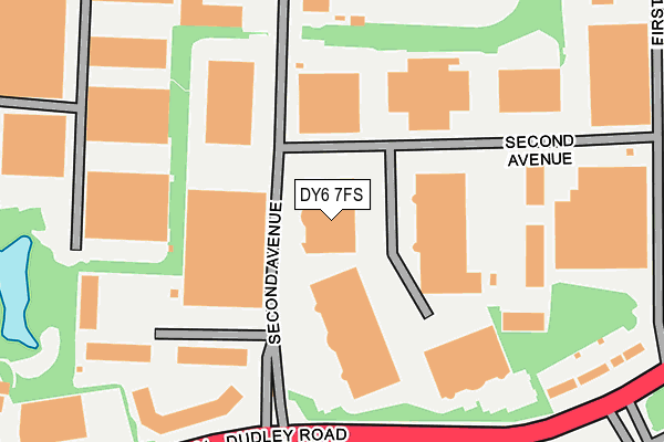 DY6 7FS map - OS OpenMap – Local (Ordnance Survey)