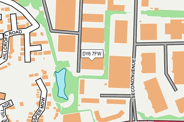 DY6 7FW map - OS OpenMap – Local (Ordnance Survey)