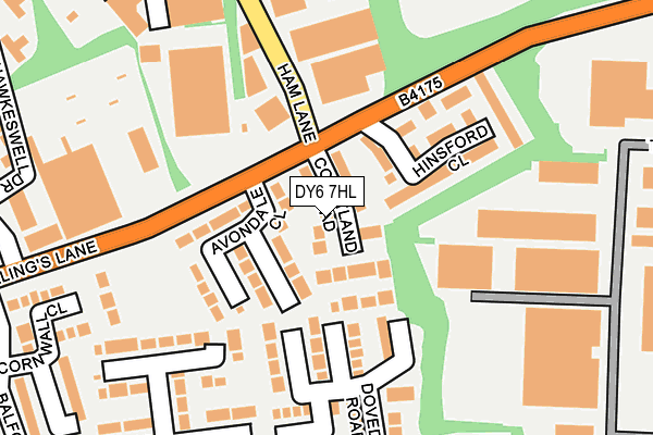 DY6 7HL map - OS OpenMap – Local (Ordnance Survey)