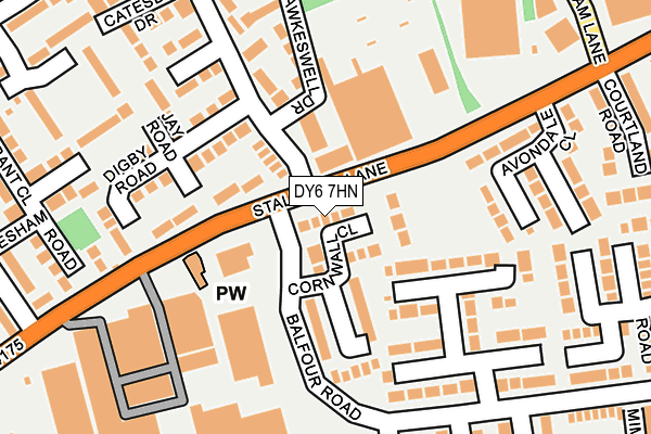 DY6 7HN map - OS OpenMap – Local (Ordnance Survey)