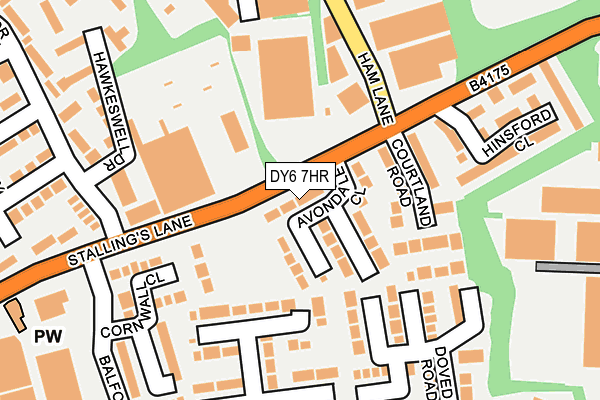 DY6 7HR map - OS OpenMap – Local (Ordnance Survey)