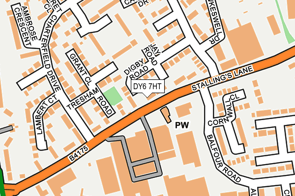 DY6 7HT map - OS OpenMap – Local (Ordnance Survey)