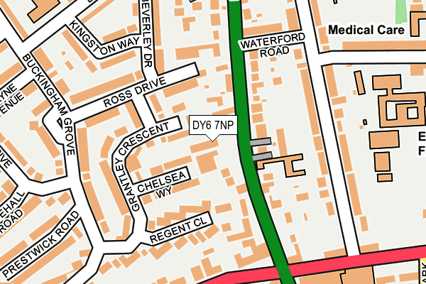 DY6 7NP map - OS OpenMap – Local (Ordnance Survey)