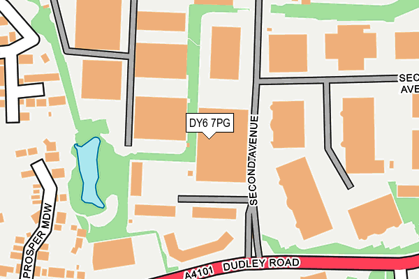 DY6 7PG map - OS OpenMap – Local (Ordnance Survey)