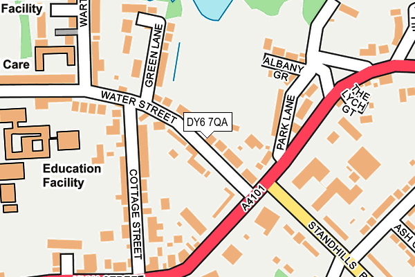 DY6 7QA map - OS OpenMap – Local (Ordnance Survey)