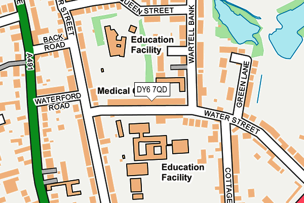 DY6 7QD map - OS OpenMap – Local (Ordnance Survey)
