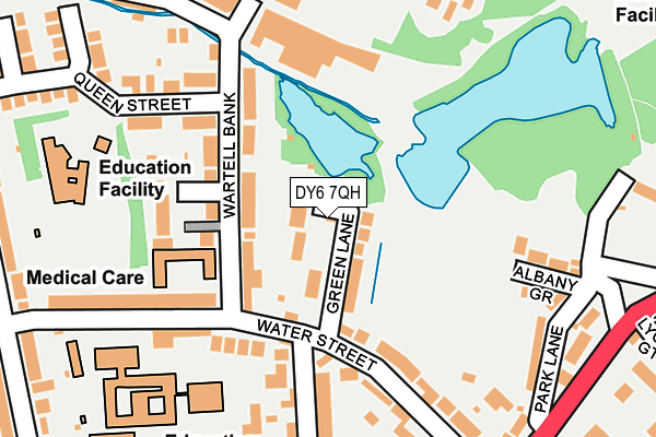 DY6 7QH map - OS OpenMap – Local (Ordnance Survey)