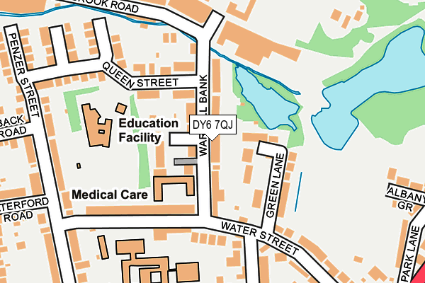 DY6 7QJ map - OS OpenMap – Local (Ordnance Survey)