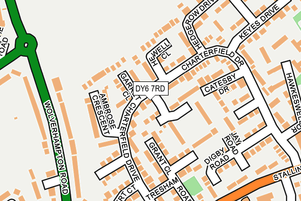 DY6 7RD map - OS OpenMap – Local (Ordnance Survey)