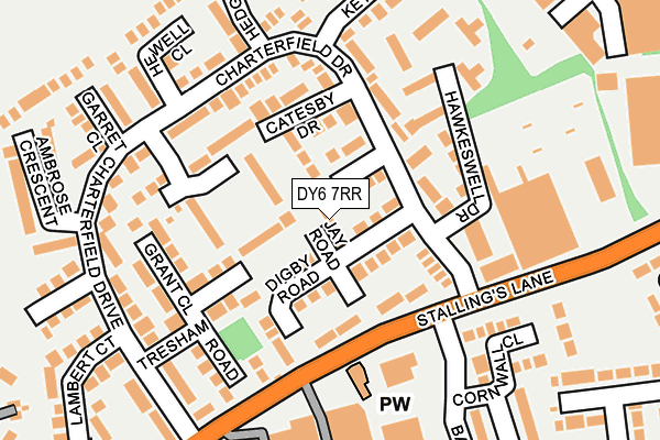 DY6 7RR map - OS OpenMap – Local (Ordnance Survey)