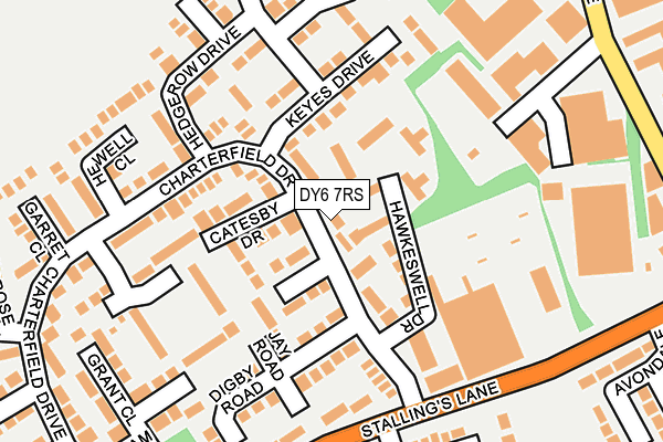 DY6 7RS map - OS OpenMap – Local (Ordnance Survey)